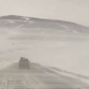 Se registran severas nevadas en San Juan con temperaturas que alcanzan -23°C