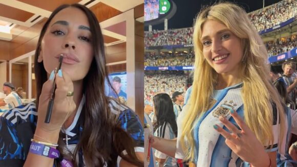 Tendencias de manicura para apoyar a la Selección Argentina: Los diseños de Antonela Roccuzzo y Marta Fort