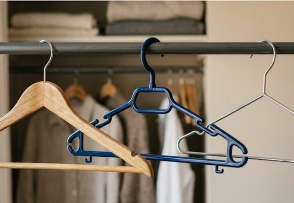 ¿Cuál es la mejor opción de perchas para cuidar la ropa: madera, metal o plástico?