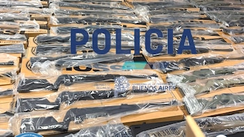 imagen-295 Detenido con un arsenal de 131 armas de guerra en un control en la Ruta 9