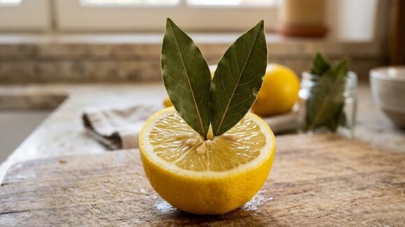 El curioso truco del limón con hojas de laurel para el hogar