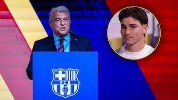 imagen Laporta revela detalles de la negociación por Julián Álvarez con el Atlético de Madrid