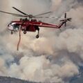 Confirman la muerte de los pilotos de un helicóptero atrapado en un incendio forestal en Utah