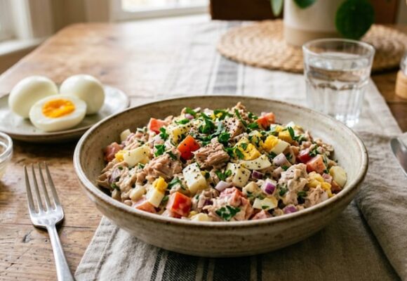 La ensalada de atún ideal se prepara en 10 minutos según los chefs