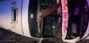 imagen-199 Accidente de autobús en la ruta 14: una víctima fatal y 14 heridos