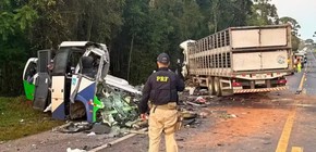 imagen-222 Accidente mortal en Brasil: 23 fallecidos tras choque entre autobús y camión