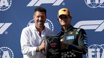 imagen-134 Simeone Brinda Trofeo al Poleman en el Gran Premio de España