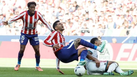 imagen-219 Intensa disputa entre Cuti Romero y Bellingham en el derbi madrileño: la jugada que pudo costarle la expulsión a un jugador