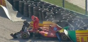 imagen-66 El Impactante Accidente de Charles Leclerc Desata la Desilusión en Ferrari Durante el Gran Premio de Italia