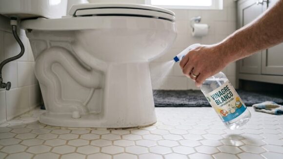 Beneficios del uso de vinagre blanco en la limpieza del inodoro
