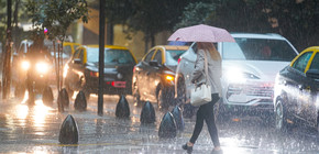 Tormenta y lluvia en la ciudad de Buenos Aires. 07.10.2026 Foto Maxi Failla Se adelanta la alerta por tormentas en el AMBA: lluvias de hasta 70 mm se esperan en pocas horas
