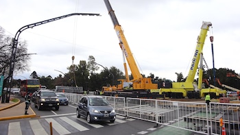 imagen-215 Preparativos en Buenos Aires para la visita del Papa: cortes de tránsito y estructuras en construcción