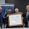 Lionel Messi recibe el Doctorado Honoris Causa de la UBA previo a su despedida de la Selección