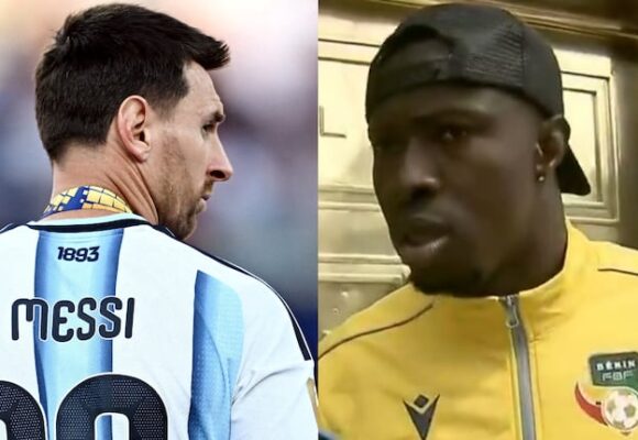 El capitán de Benín elogia a Lionel Messi antes de su despedida con la Selección