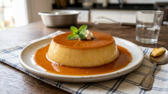 Cristina Oria comparte su receta de flan fácil: «Se hace con 5 huevos, 800 ml de leche y 380 g de leche condensada»