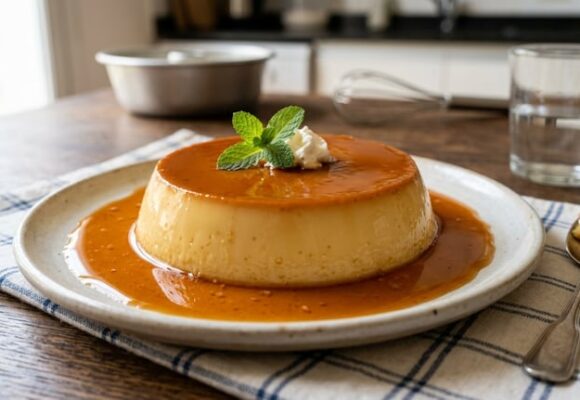 Cristina Oria comparte su receta de flan fácil: «Se hace con 5 huevos, 800 ml de leche y 380 g de leche condensada»