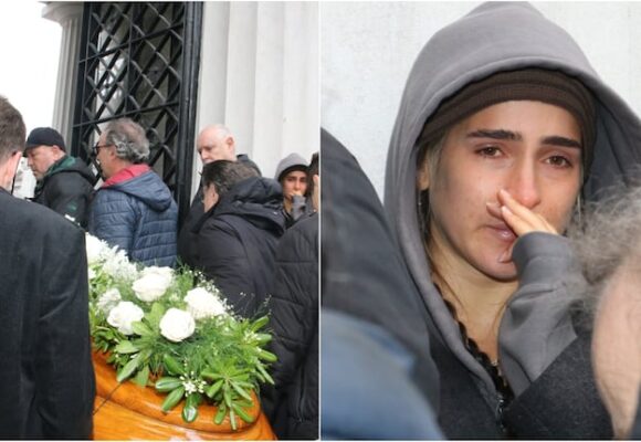 imagen-79 Desconsolado adiós de la nieta de Piero en su funeral en La Recoleta